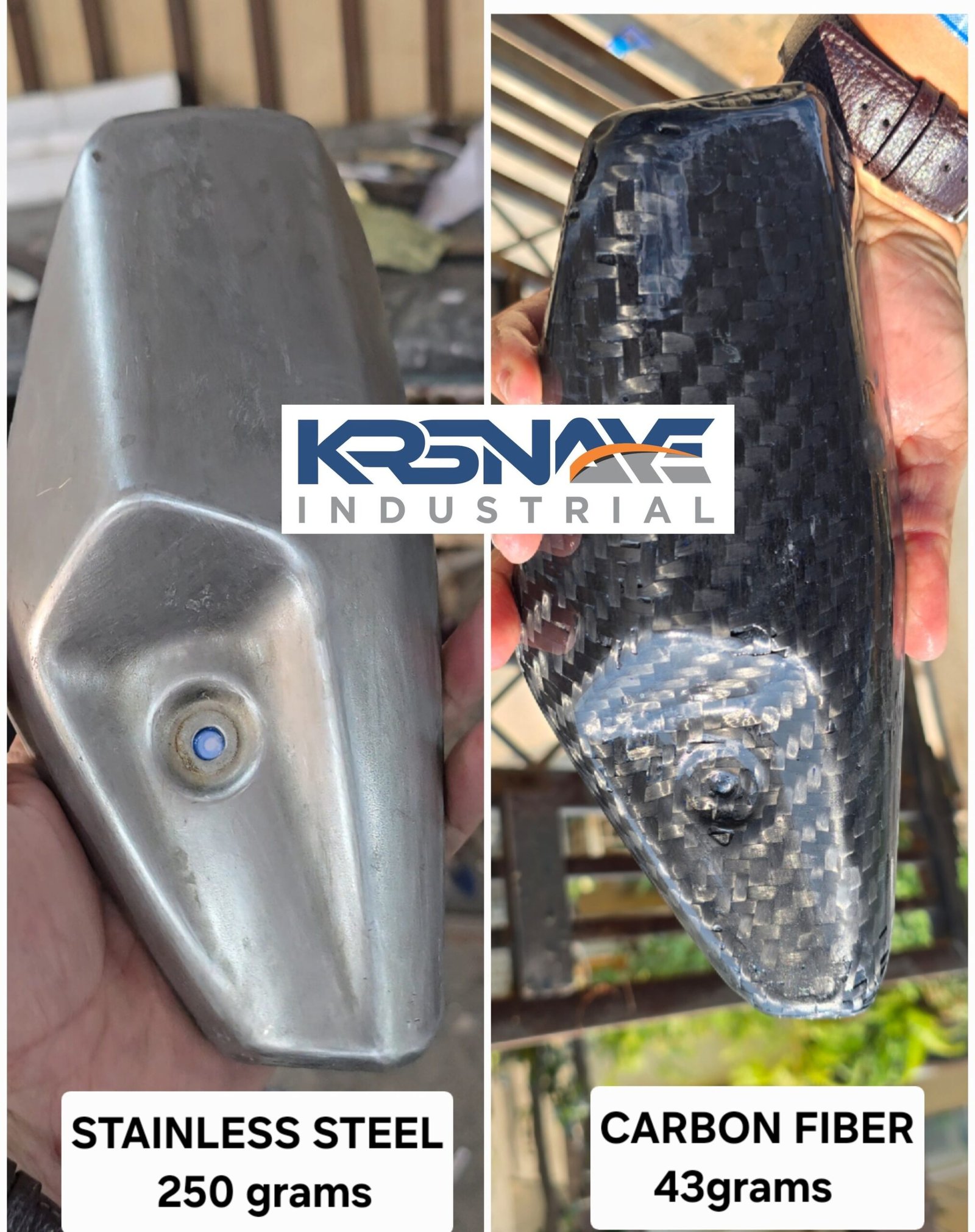 Custom carbon fiber part by Krsnaye Industrial