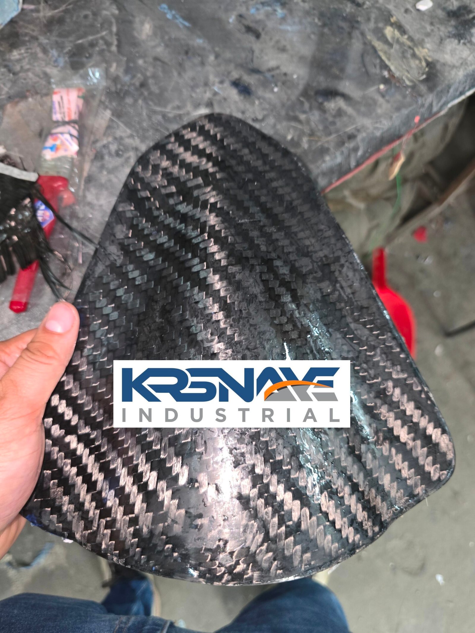 Custom carbon fiber part by Krsnaye Industrial